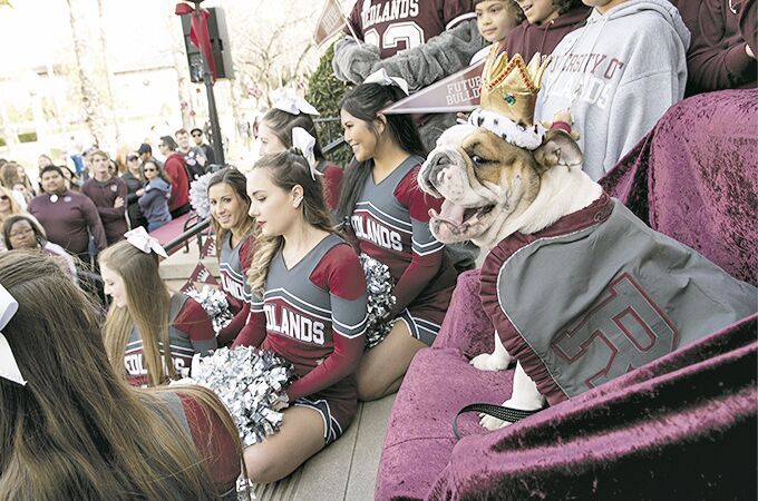 In 2017, Addie was crowned mascot queen and sat in regal splendor at a U of R sporting event.